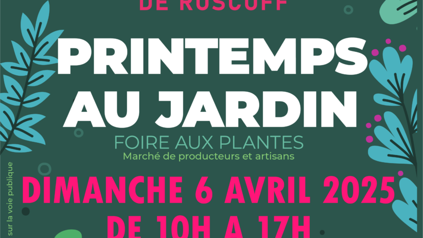 Foire aux plantes – Printemps au jardin 2025- 8ème édition -06/04/2025